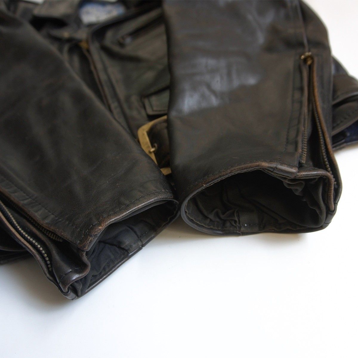 雰囲気抜群/ビッグサイズ】AERO LEATHER【ホースハイド レザー ダブル