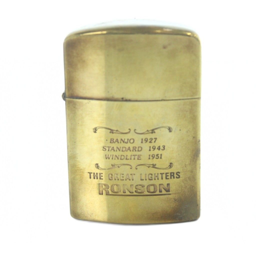 RONSON ロンソン オイルライター 喫煙具 タバコ 小物 火花 済み ゴールド KW GY 18