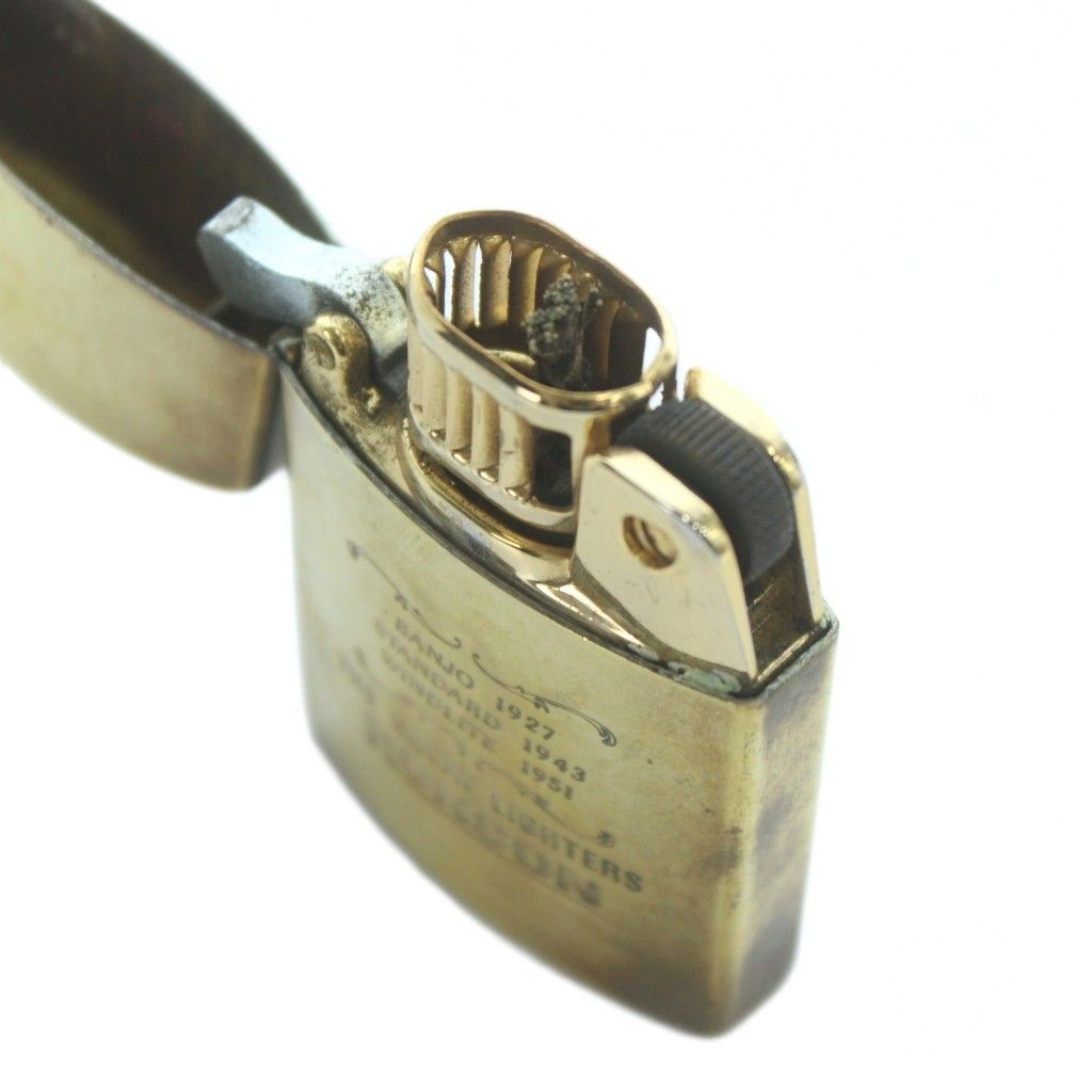  RONSON ロンソン オイルライター 喫煙具 タバコ 小物 火花 済み ゴールド KW GY 18 その他 トップス