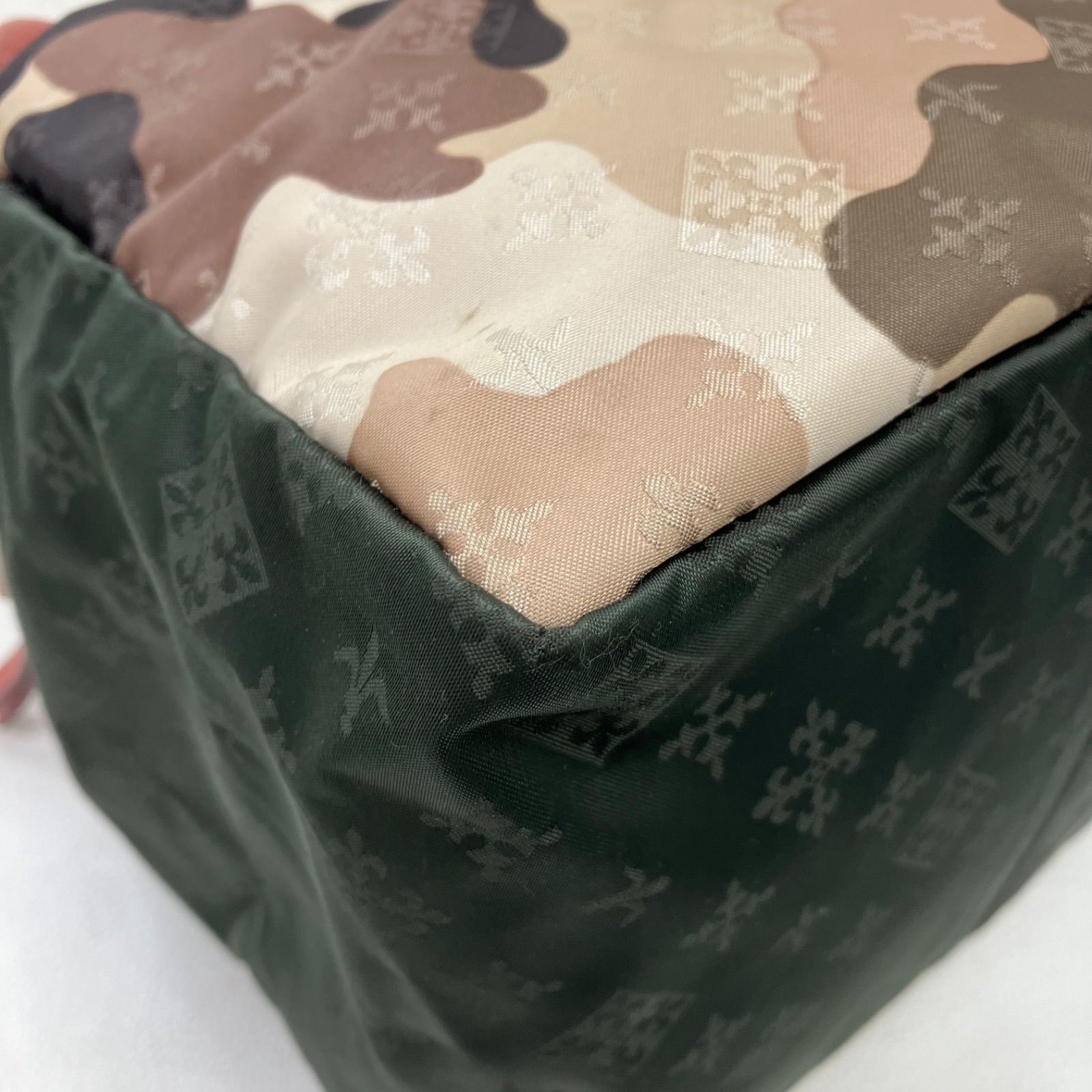 7561 russet ラシット トートバッグ CUBE キューブ モノグラム 総柄 