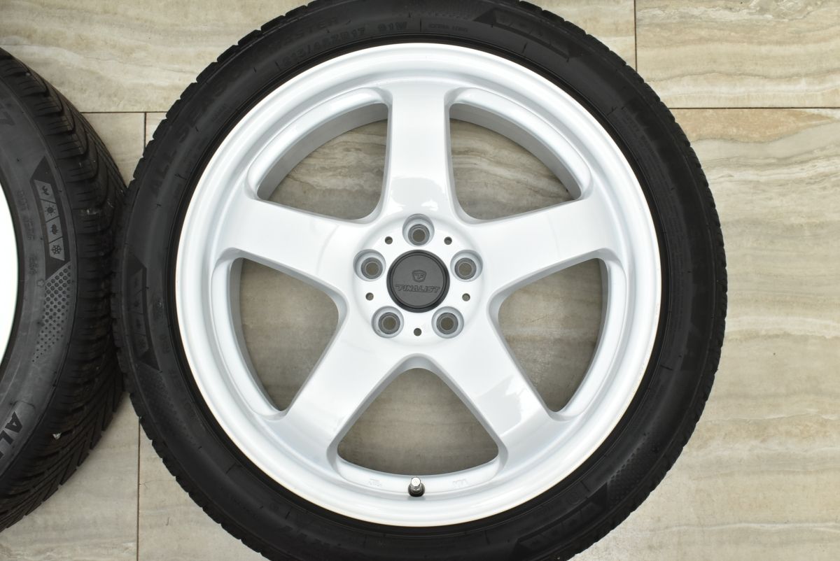  ファイナリスト 17 in 7 5 J 45 PCD 100 オールシーズン マスター 215 R プリウス ウィッシュ 86 BRZ レガシィ インプレッサ 17インチ タイヤ ホイールセット