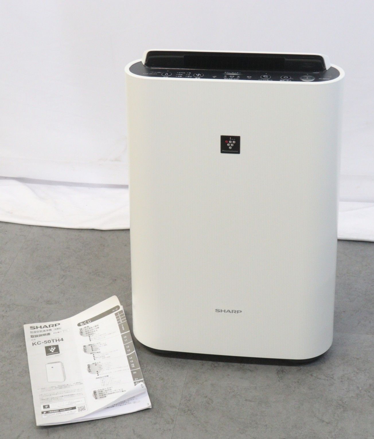 【新品未使用】SHARP加湿空気清浄機 2021年式 KC-40TH4-W KC-40TH4 加湿空気清浄機 [適用畳数：18畳 /最大適用畳数(加湿)：13畳