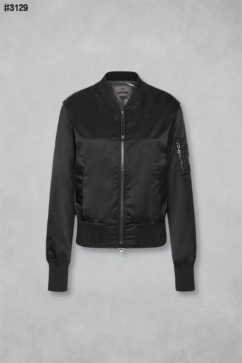 G FORE ウーブン ウォッシュド ナイロン MA-1 フル ジップアップ ジャケット