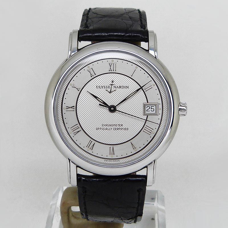 ユリスナルダン ULYSSE NARDIN 133-77 サンマルコ クロノメーター シルバー