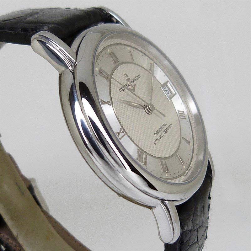 ユリスナルダン ULYSSE NARDIN 133-77 サンマルコ クロノメーター シルバー