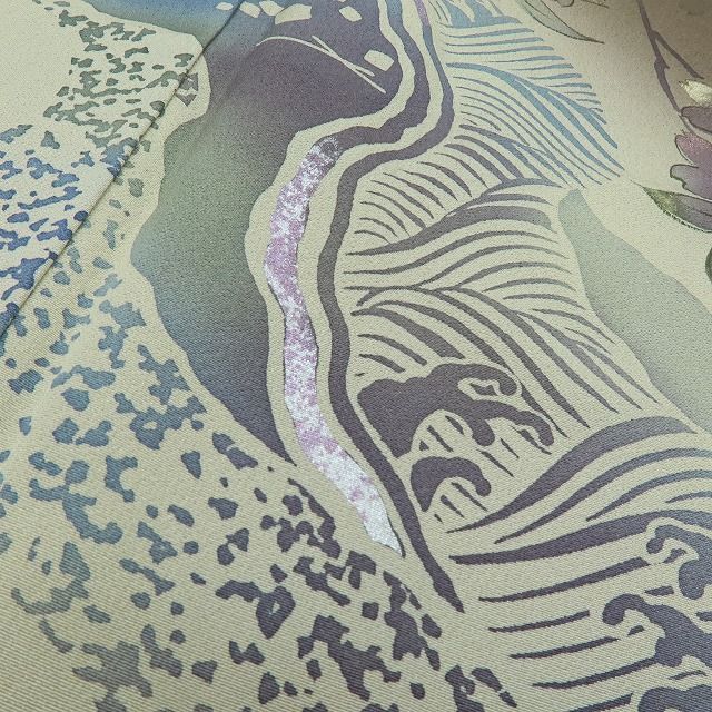 桜の色変化 訪問着