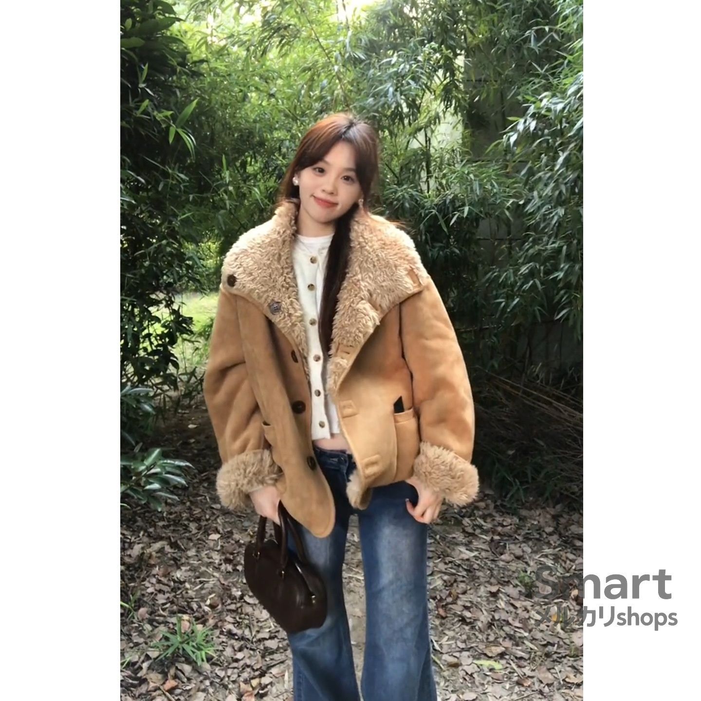 リバーシブル スエード調