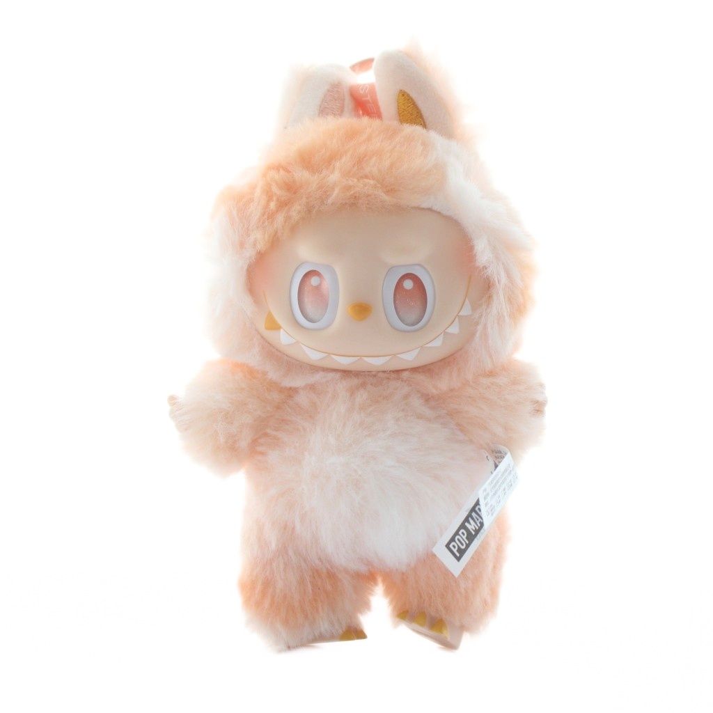 Big into Energy ラブブ LABUBU ぬいぐるみ キーホルダー うさぎ オレンジ -PCS KW GY 18