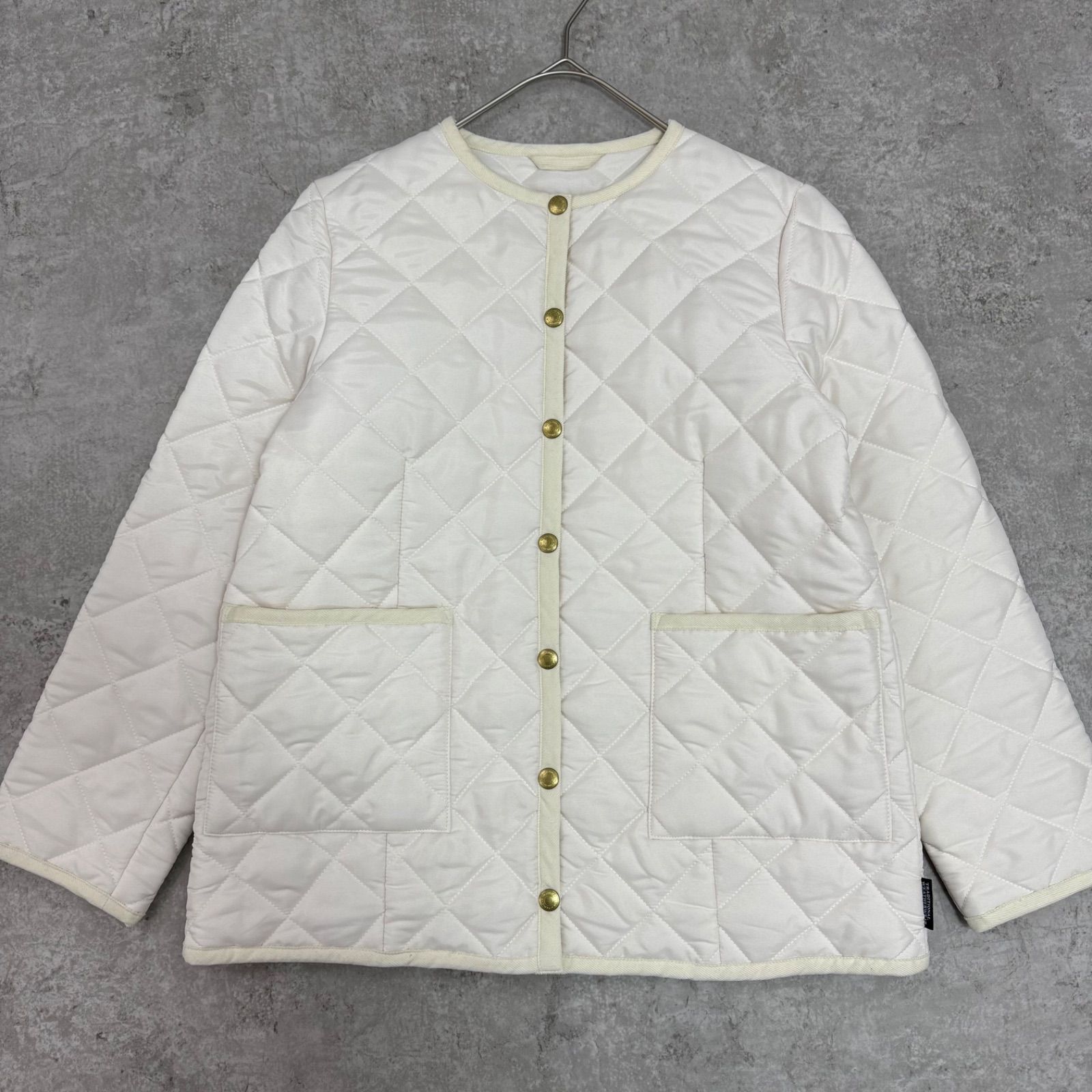 Traditional Weatherwear ARKLEY SLOBE別注 トラディショナルウェザーウェア キルティング ジャケット 金ボタン IENA イエナ サイズ36 2025