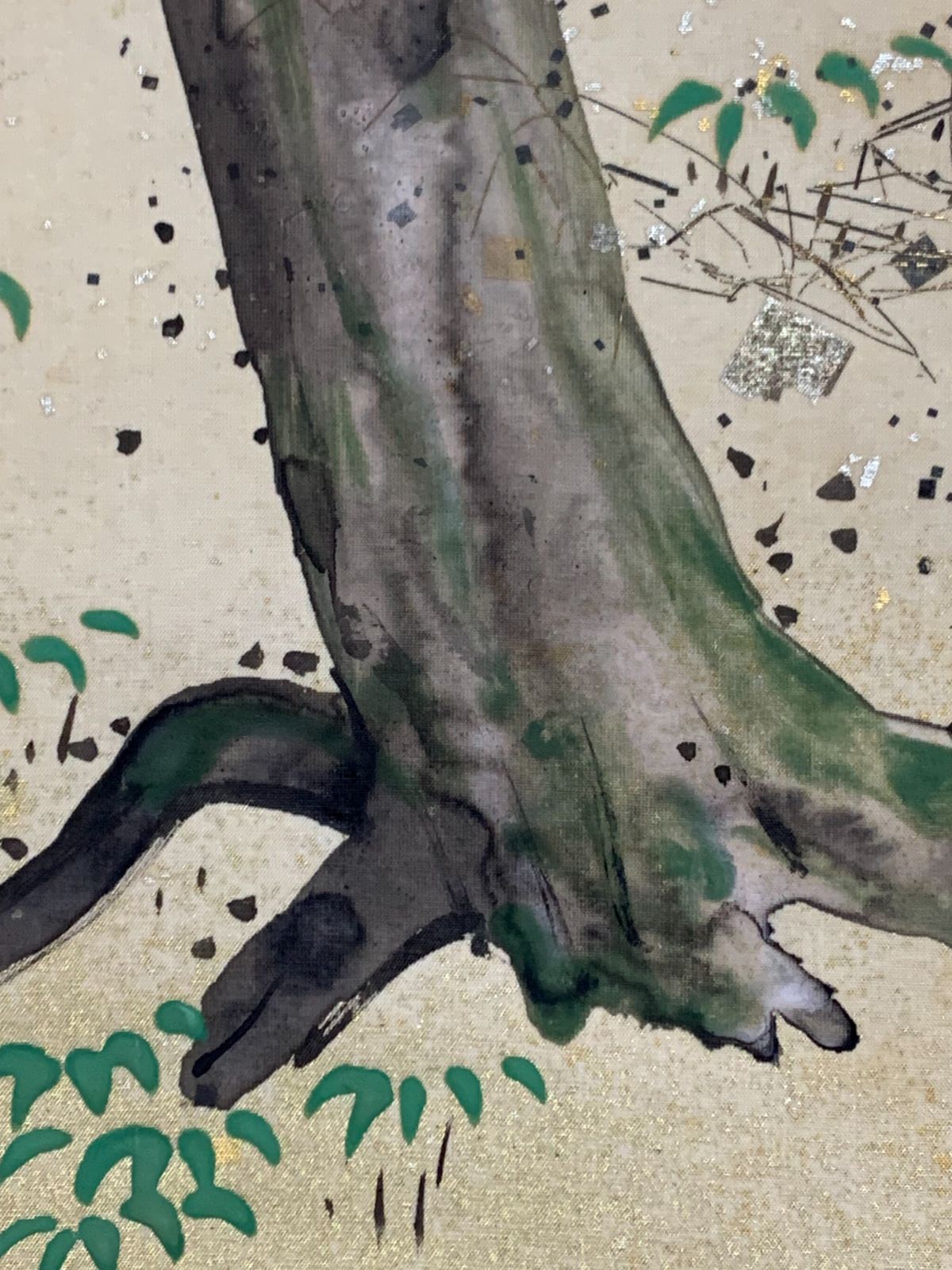 掛け軸】226 岡部光成「旭日老松」日本画家 光邦 帝展作家 長野の人