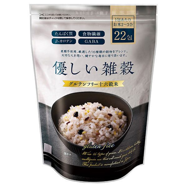 種商 優しい雑穀 (25g×22包)×6袋入×(2ケース)| 送料無料 胚芽 もち麦