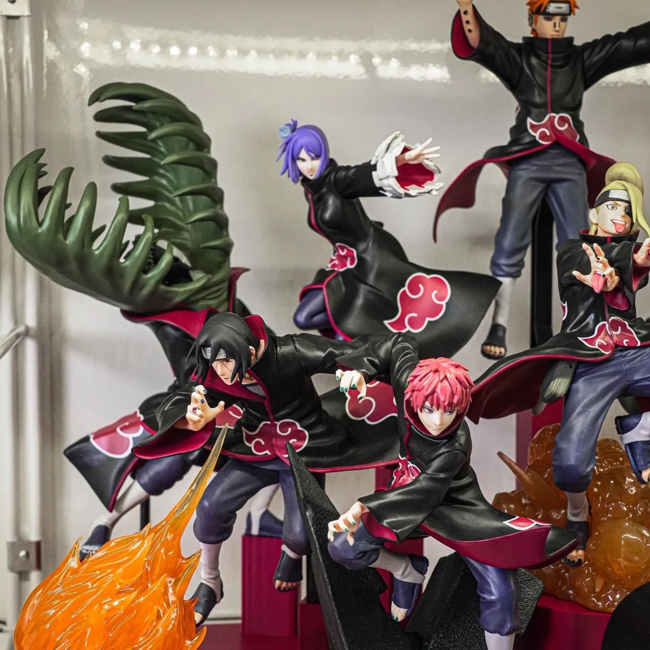 THE TEN NINJA BASE 暁フィギュア 台座