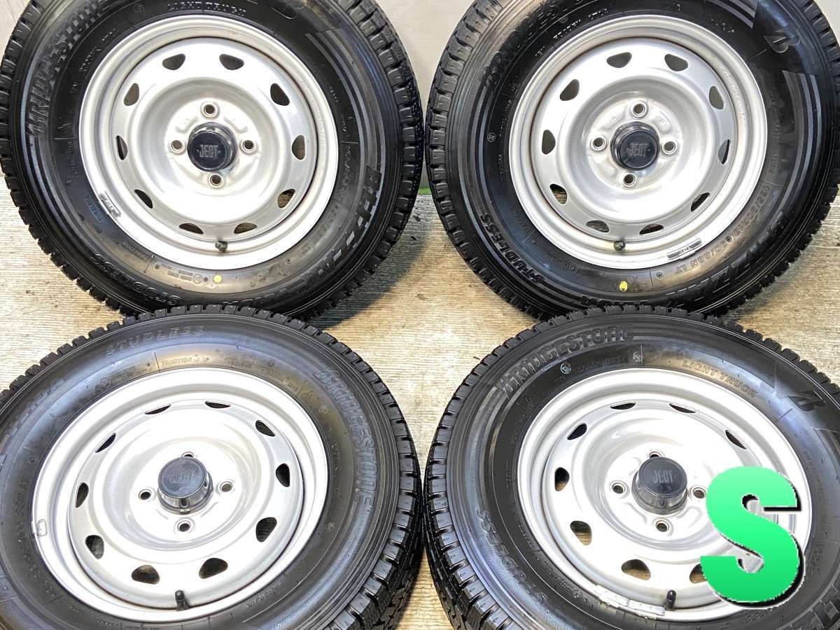 165/80R13 90/88LT ブリヂストン ブリザック VL10A JECT E4 13x4.5 100