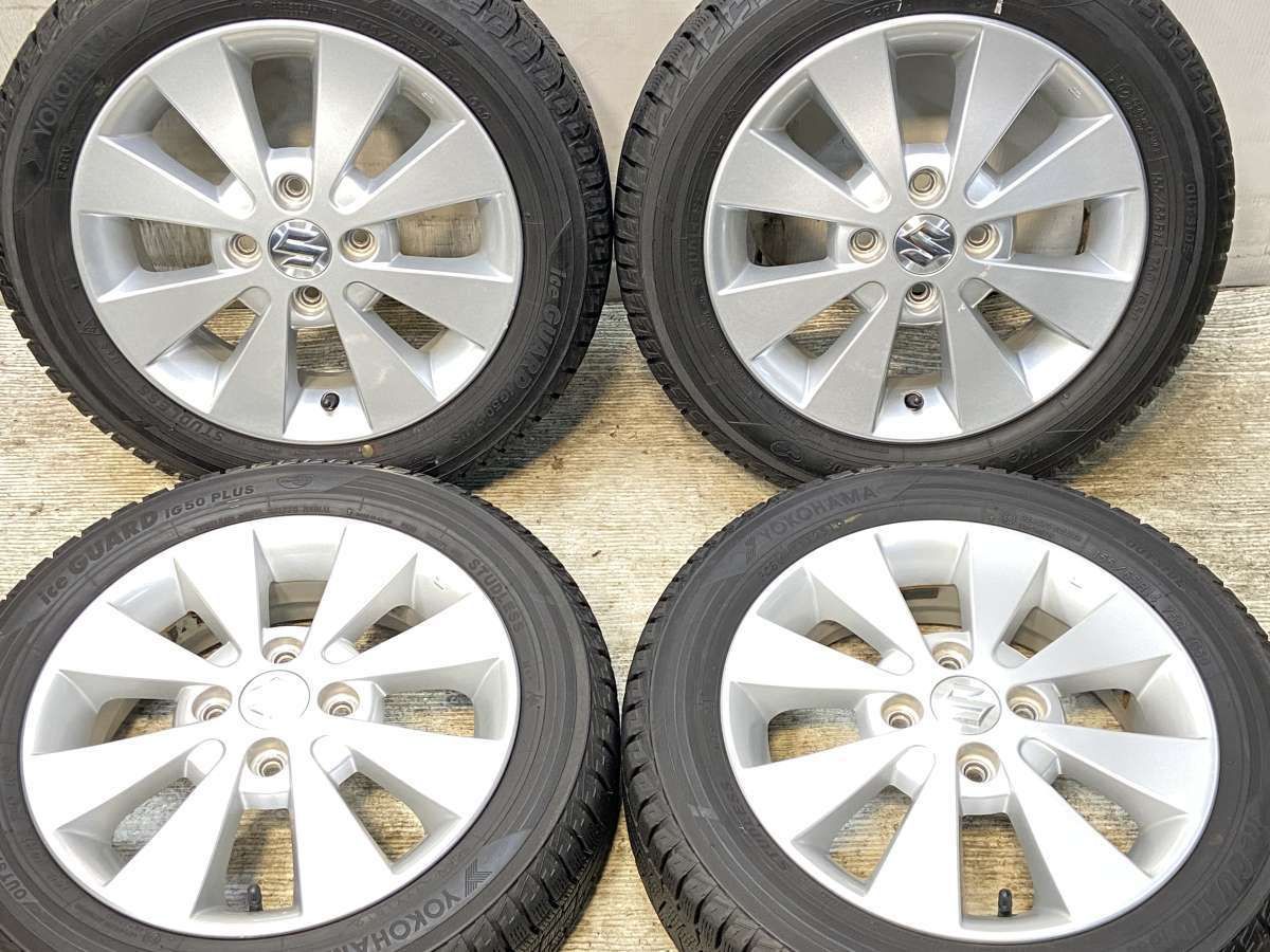 155/65R14 ヨコハマ アイスガード iG50 PLUS スズキ純正 14x4.5 45 100