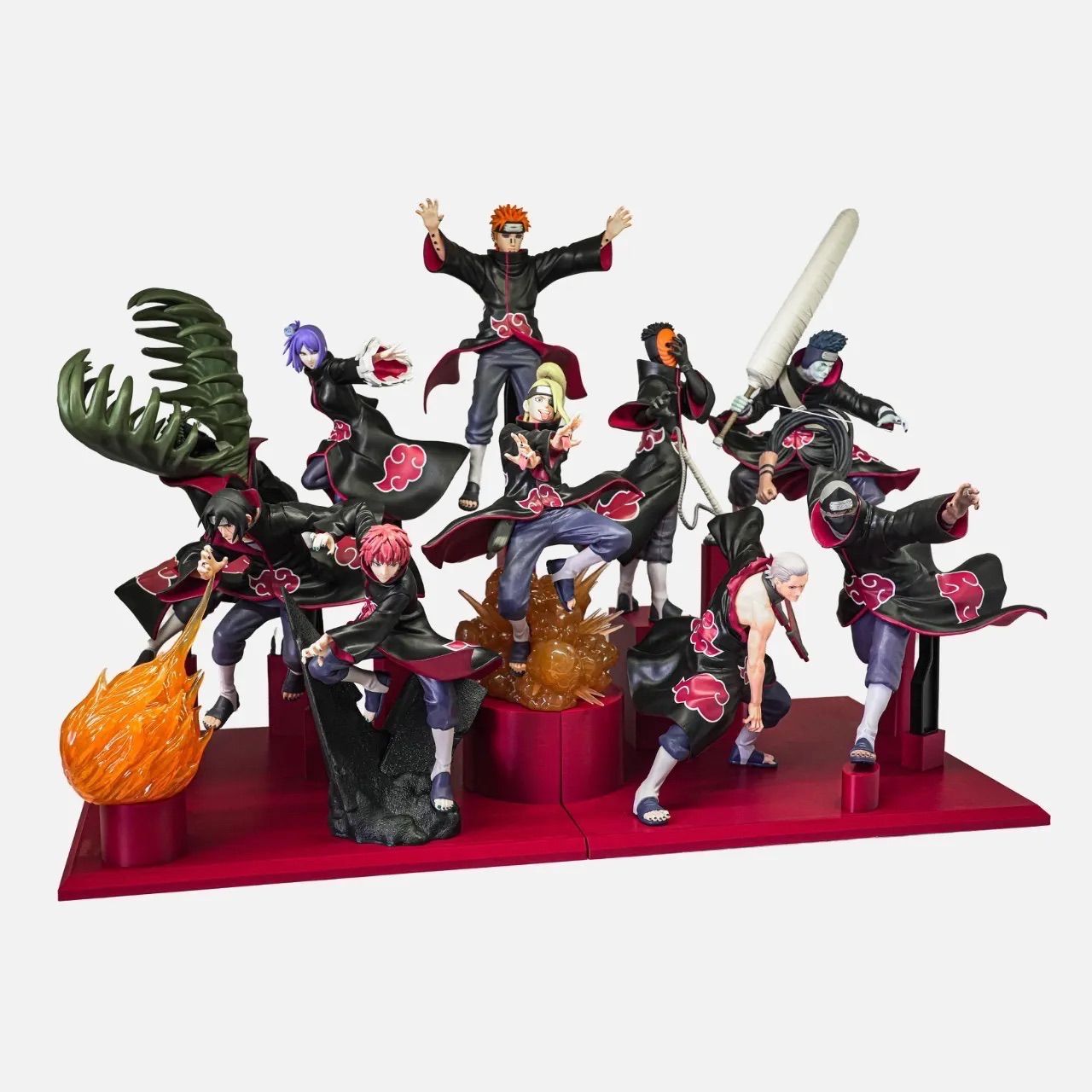 THE TEN NINJA BASE 暁フィギュア 台座