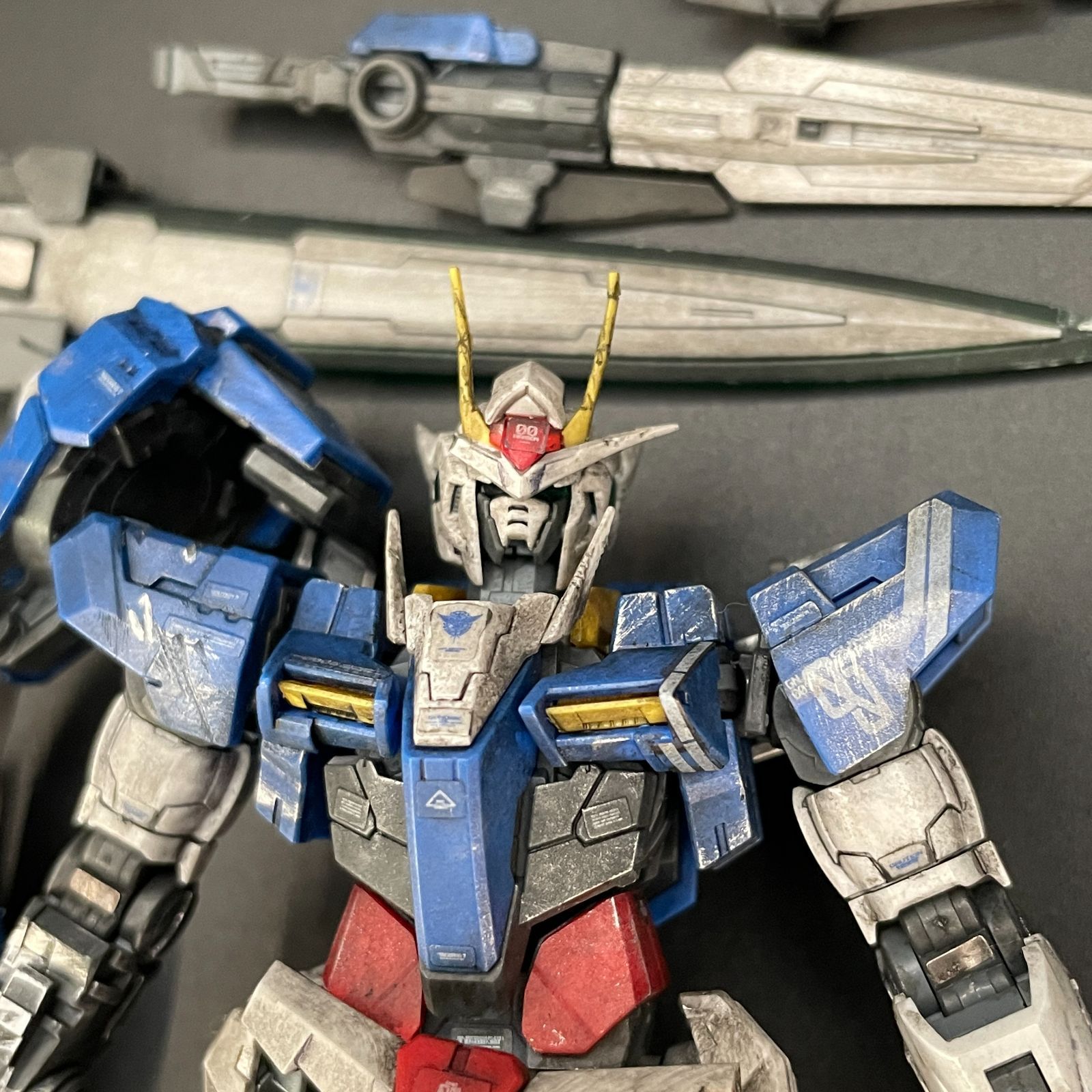 ガンプラ【未検品/ジャンク】 RG 1/144 GN-0000+GNR-010 ダブルオー
