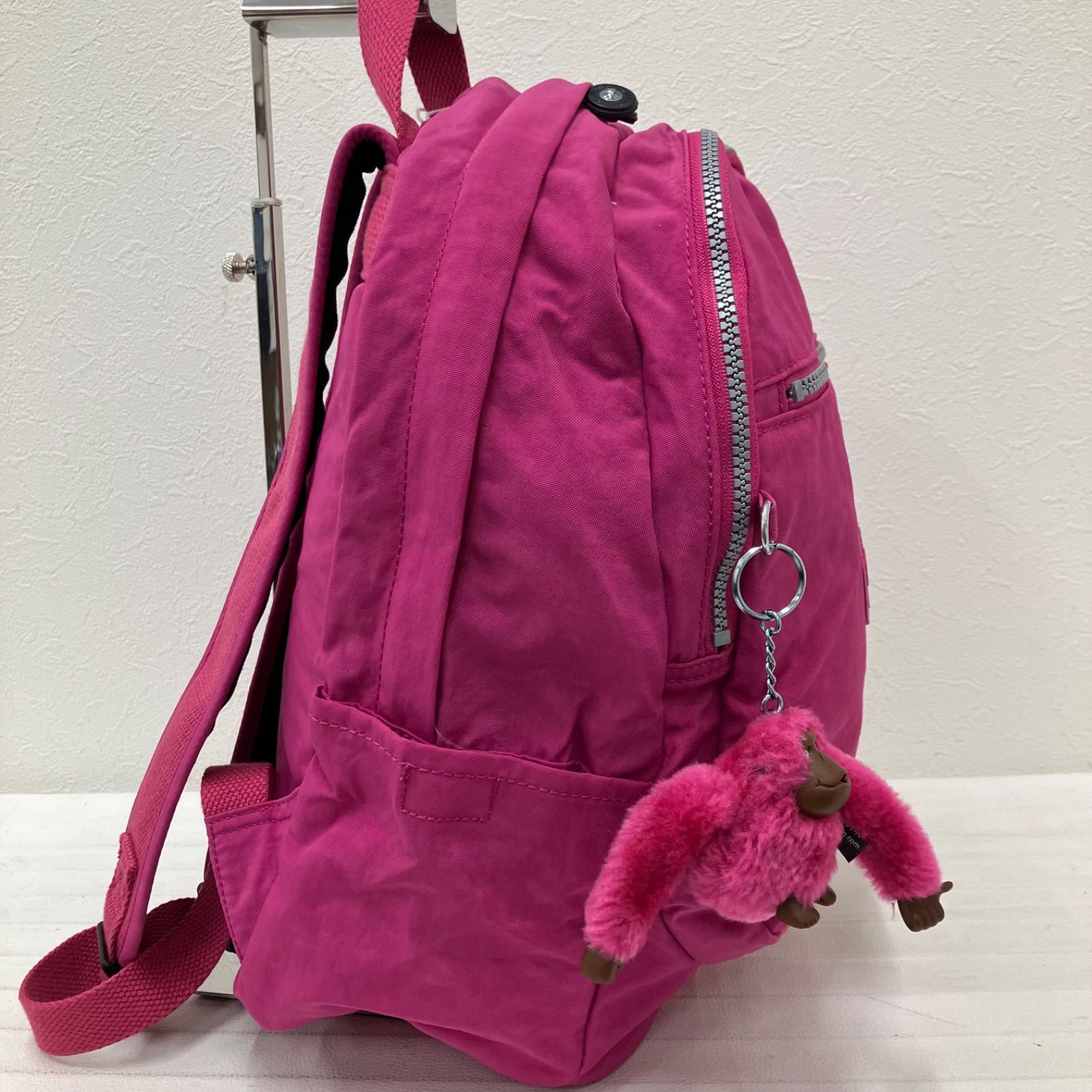 7709 Kipling キプリング リュック バックパック ピンク系 ナイロン 