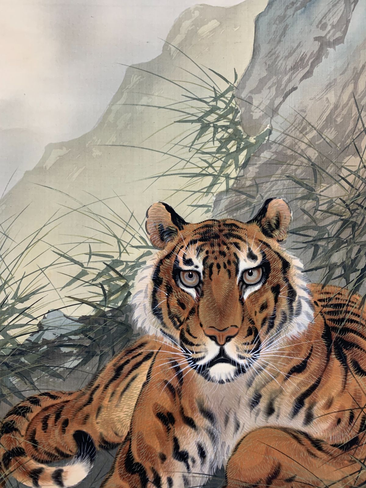 掛け軸】234 翠堂「猛虎図」#茶掛 #掛軸 #古美術 #骨董 #お値下げ歓迎