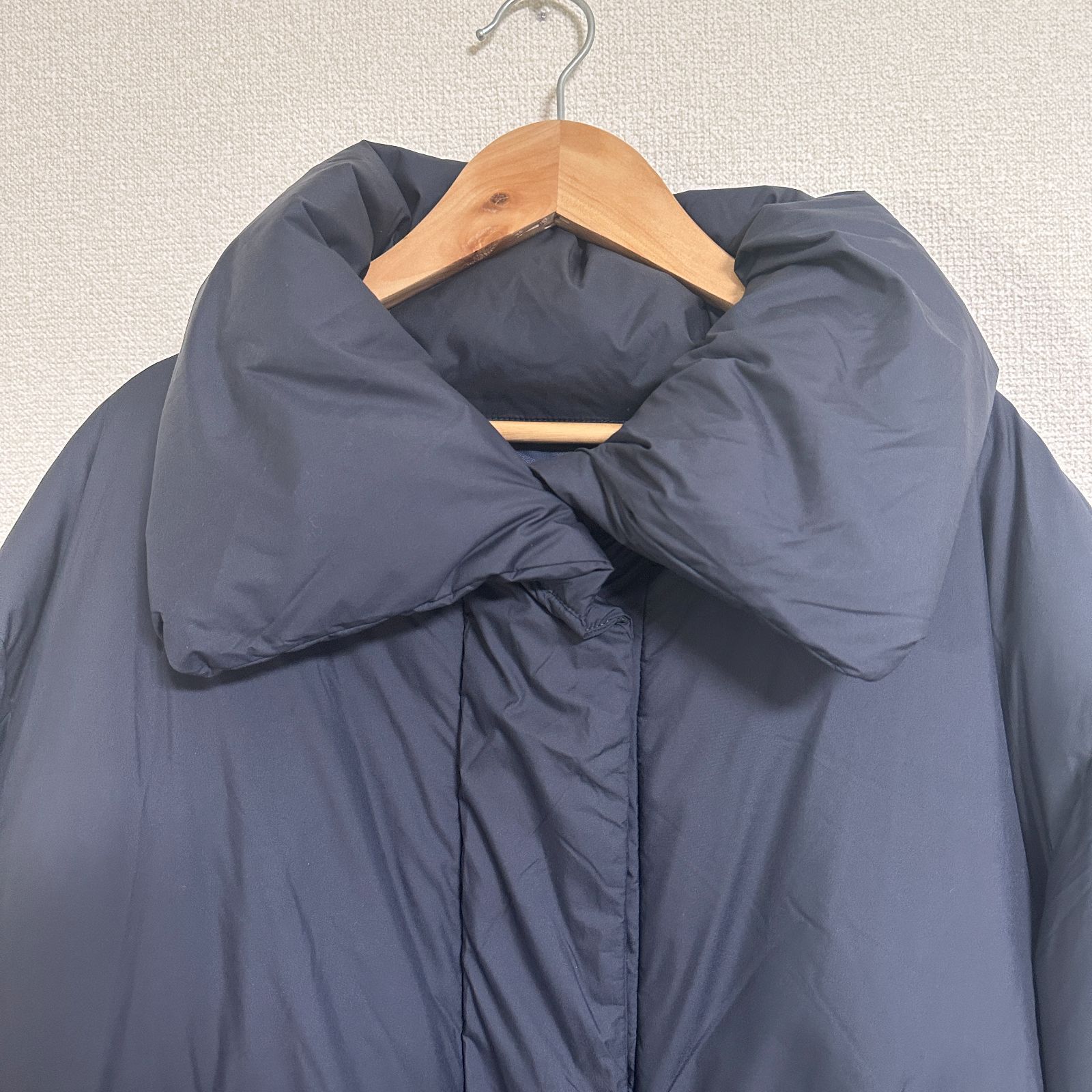 訳あり Ray BEAMS 21AW ダウンワイドスリーブブルゾン 襟付き ダウン 