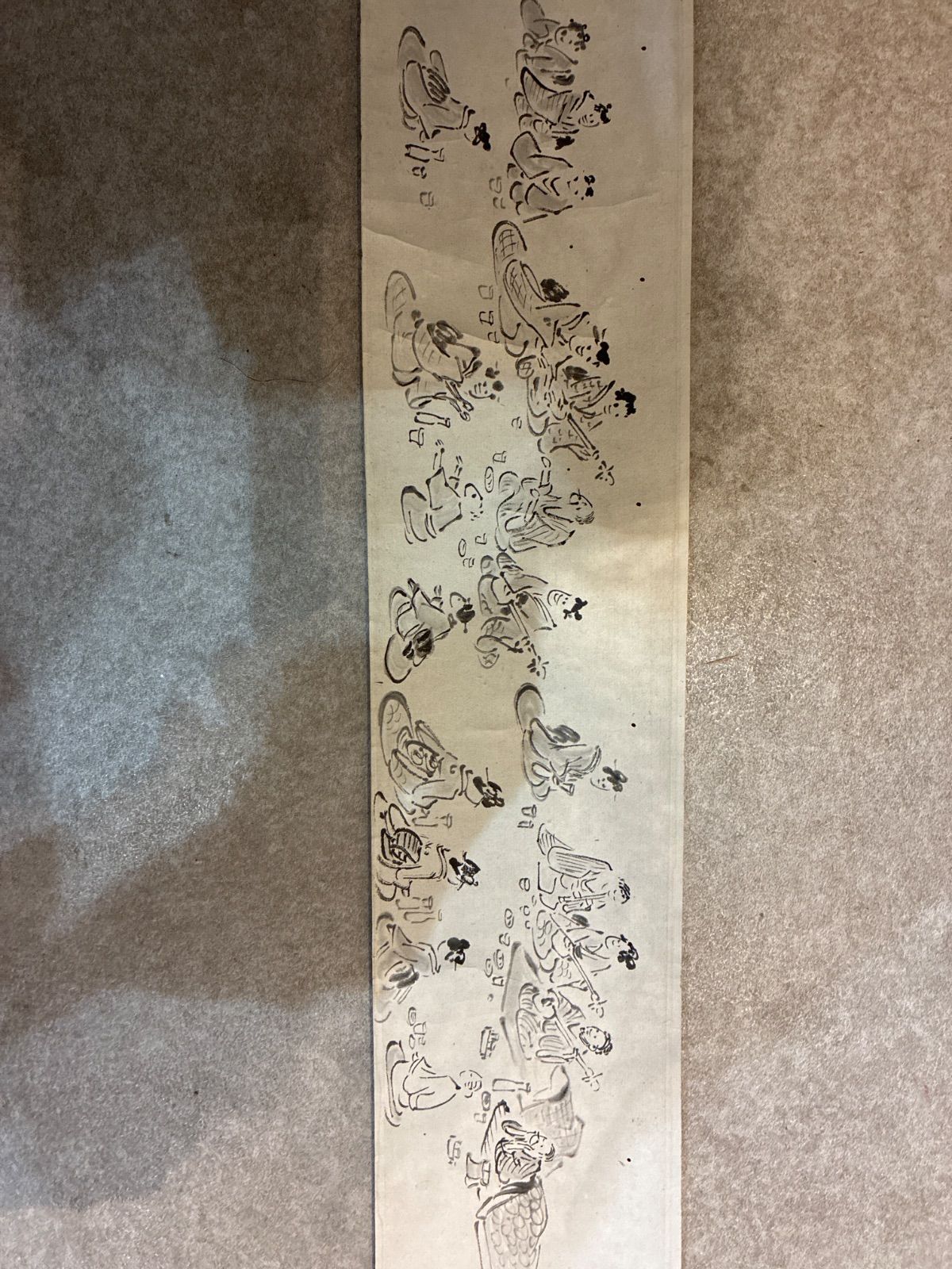 120年前の書画長巻 明治33年作