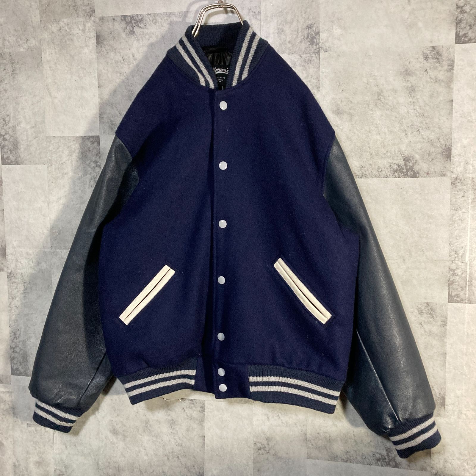 USA製 Settlemier's セトルマイヤーズ アワードジャケット 袖レザー