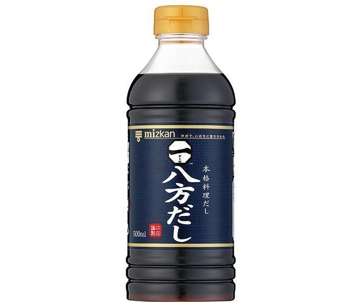 ミツカン 八方だし 500mlペットボトル&times;12本入| 送料無料 一般食品 調味料 つゆ PET 希釈用 料理だし