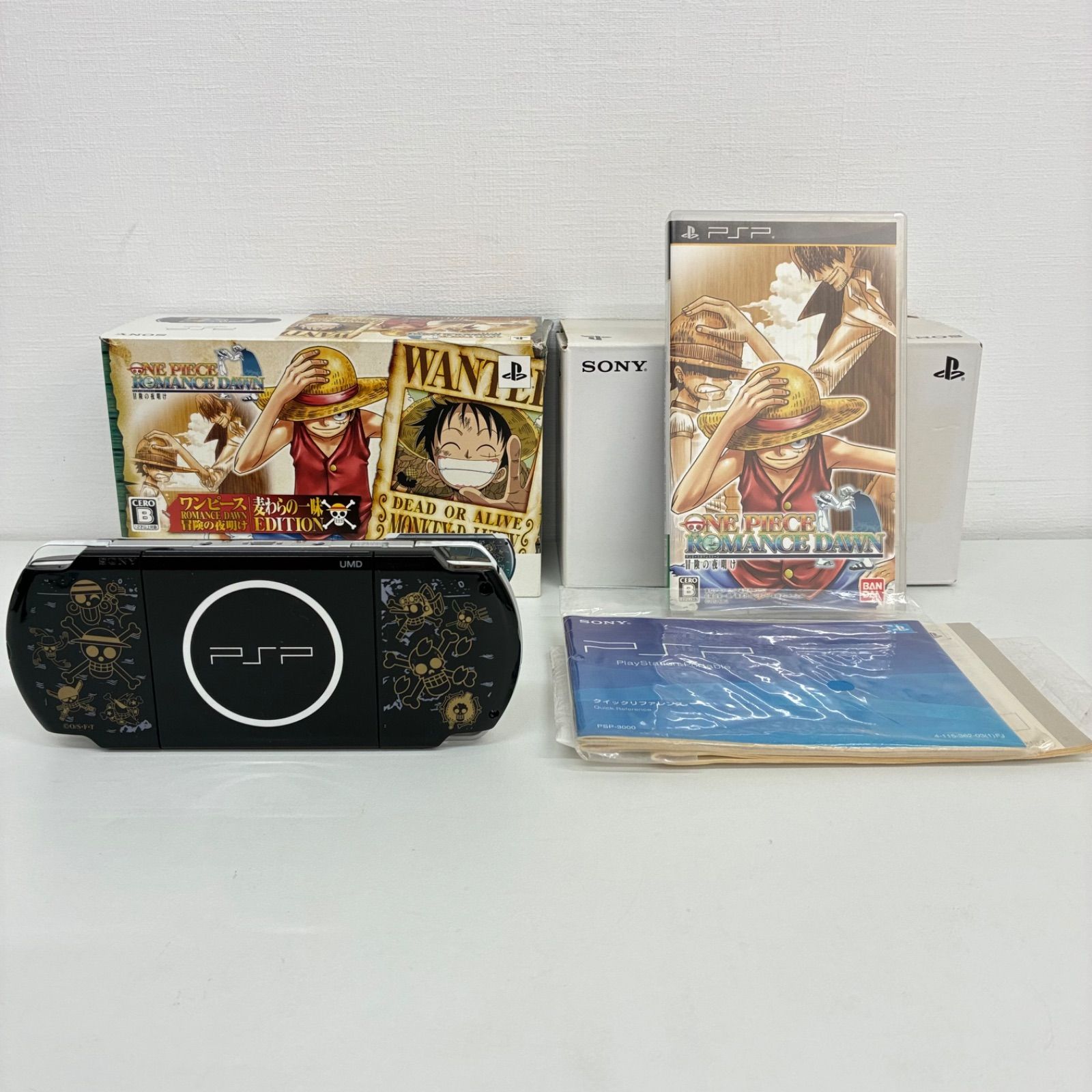 本体 動作品 ONE PIECE ROMANCE DAWN ワンピース ロマンスドーン 冒険の夜明け 麦わらの一味 EDITION SONY PlayStation Portable PSP PSP-3000 ソニー プレイステーションポータブル