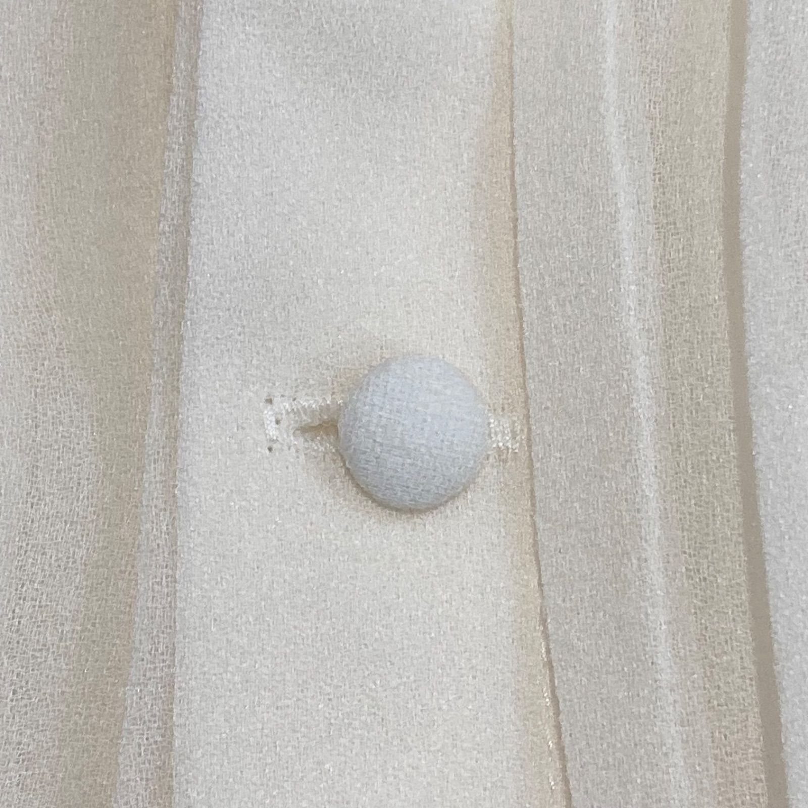 Martinique マルティニーク 2wayプリーツブラウス シースルー 透け感