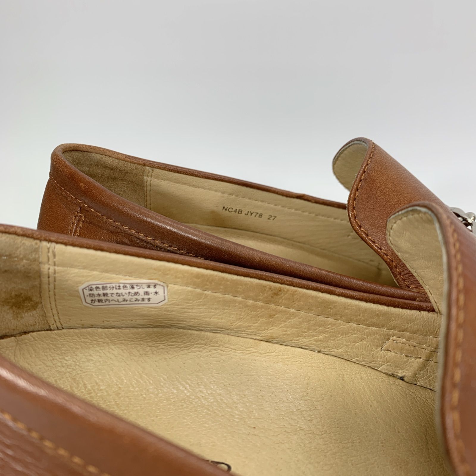 美品◯ REGAL CLUB リーガルクラブ ビットローファー JY78 ブラウン 27 
