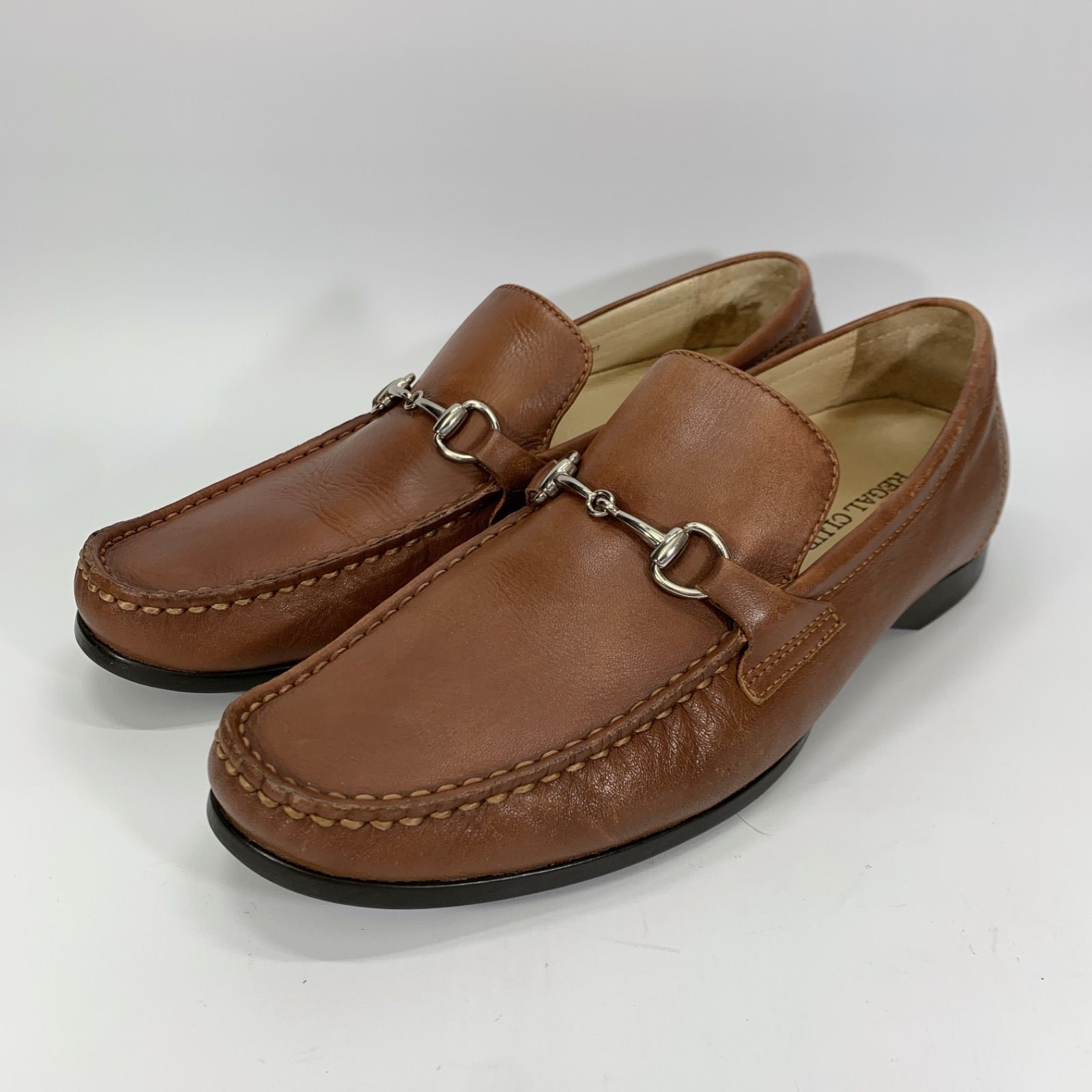 美品◯ REGAL CLUB リーガルクラブ ビットローファー JY78 ブラウン 27 