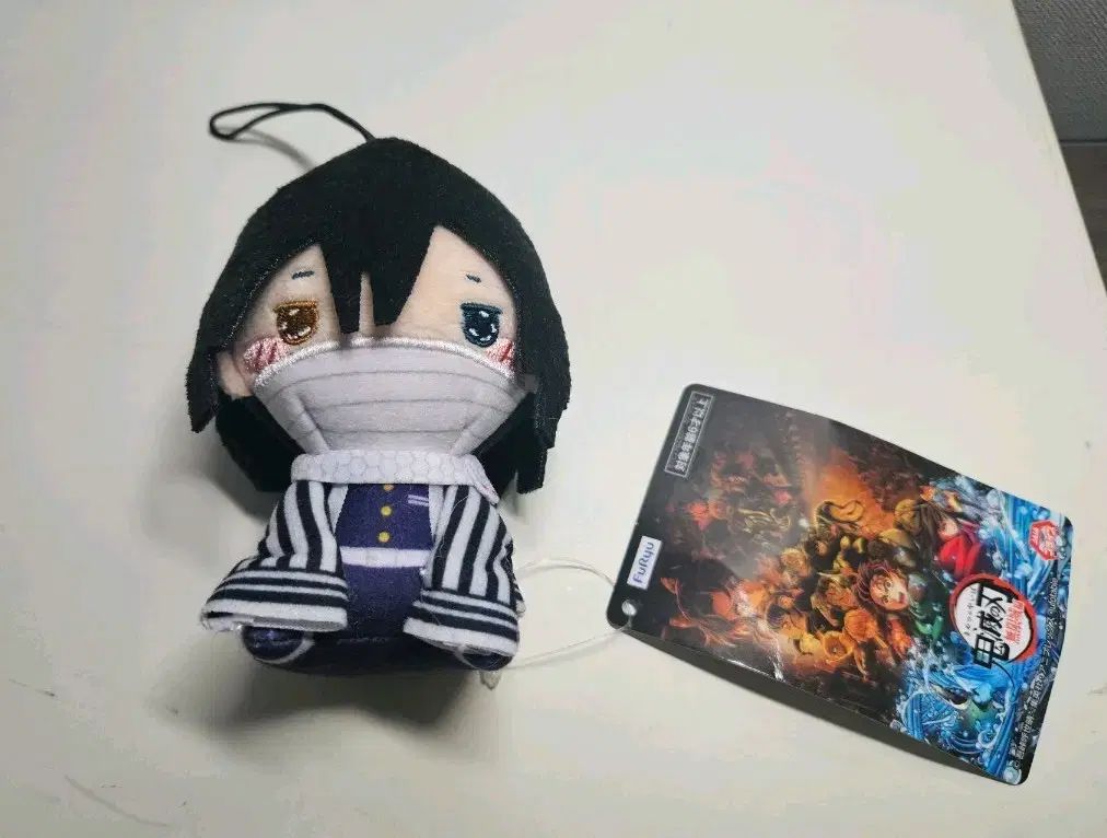 【品質保証，豊富な】 出品)鬼滅の刃 フリュー 伊黒小芭内 ぬいぐるみ マスコット キーホルダー その他