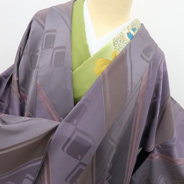  六花-RIKKA- 正絹 ロング丈 エキゾチックなお洒落さん 道中着 着物 A 4219 羽織 着物 浴衣