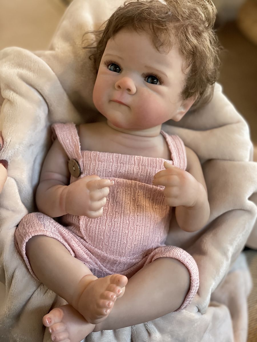 リアルな可愛さ】リボーンドール 48cm フルビニール製 ハンドメイド お