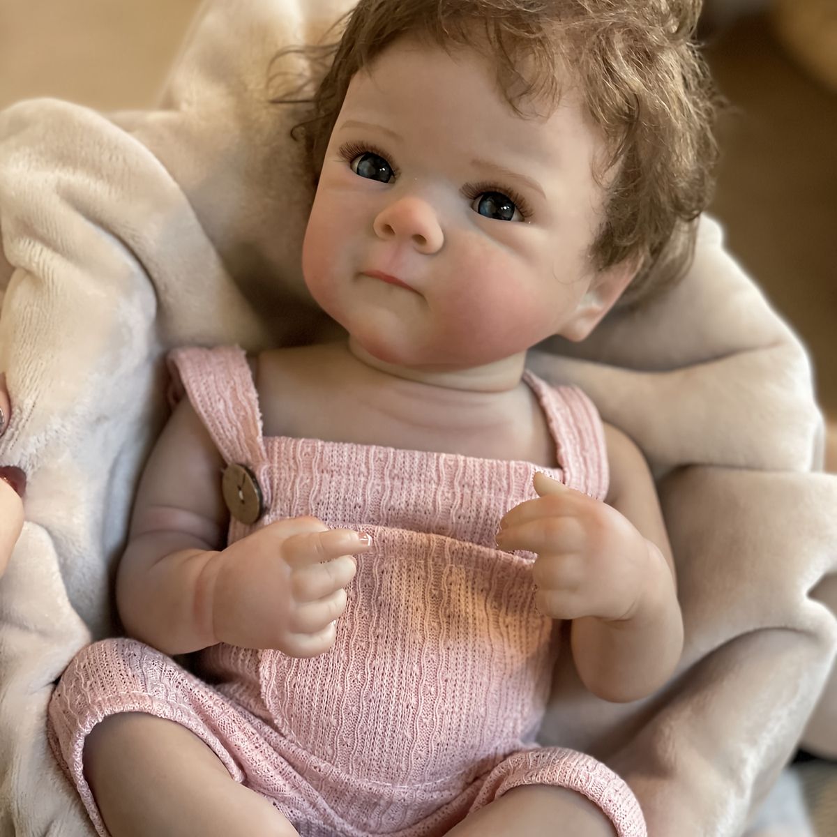 リアルな可愛さ】リボーンドール 48cm フルビニール製 ハンドメイド お