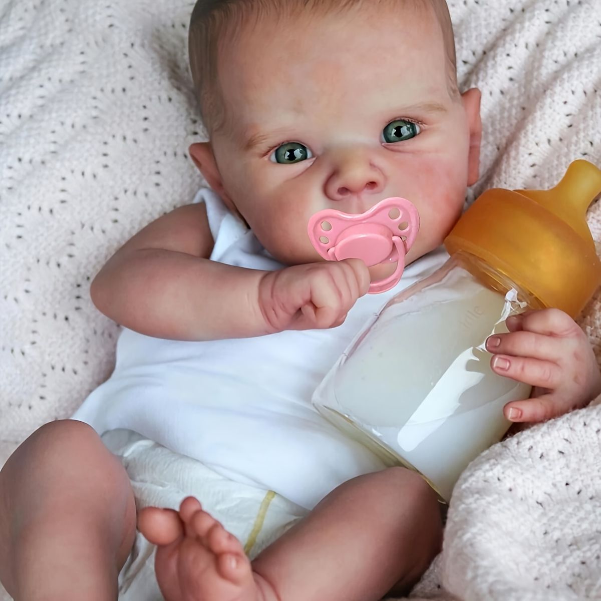 リボーンドール 45cm 【リアルな3Dペイント】フルビニール製 18インチ