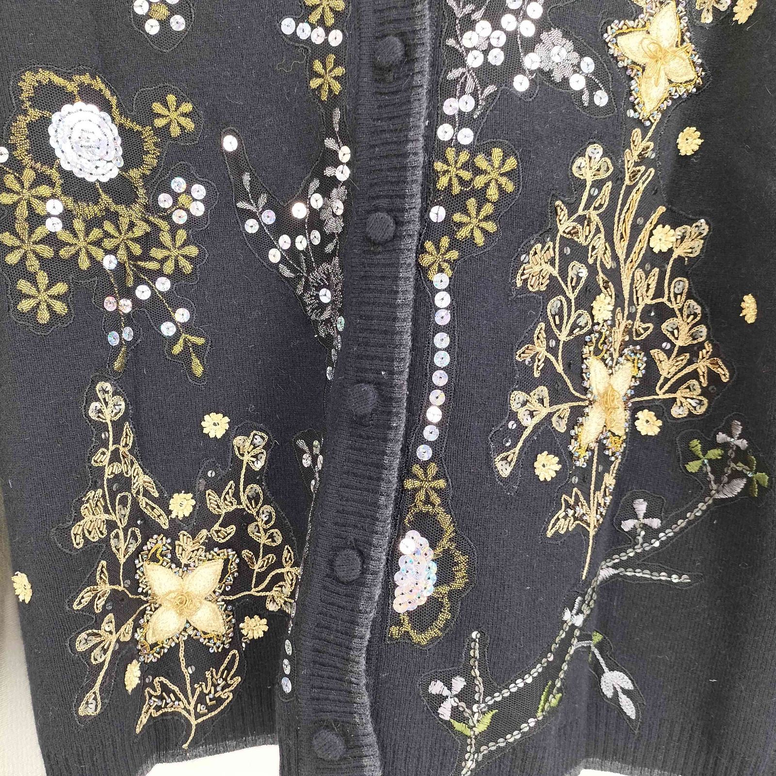 トクコプルミエヴォル TOKUKO 1er VOL 袖レース切替 刺繍装飾