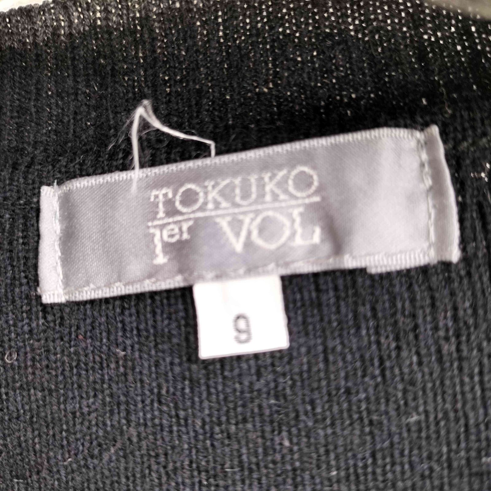 トクコプルミエヴォル TOKUKO 1er VOL 袖レース切替 刺繍装飾