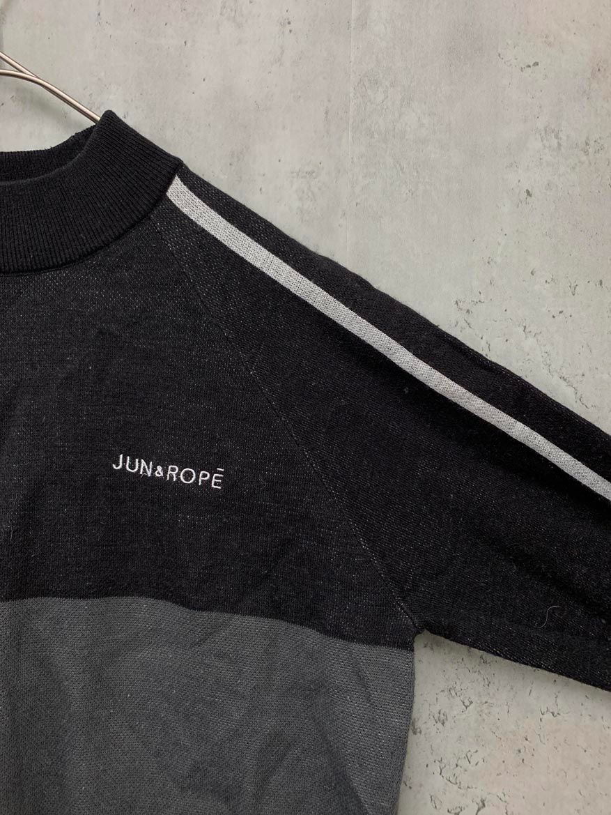 JUN-ROPE ジュン アンド ロペ ERM-61200-B ゴルフウェア ニット セーター sizeS 黒 レディース