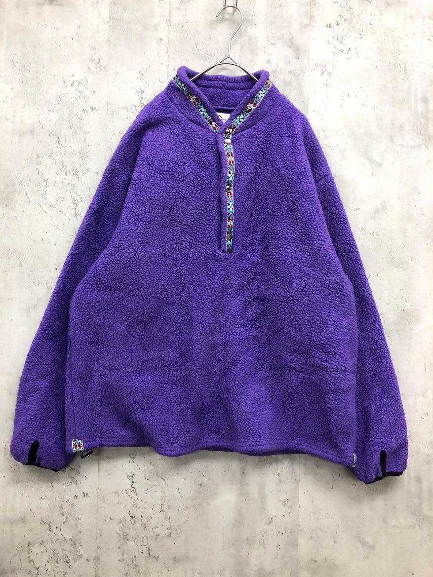FranklinClimbing フランクリンクライミング TYPY LEGACY FLEECE ANORAK プルオーバー size 6 パープル レディース