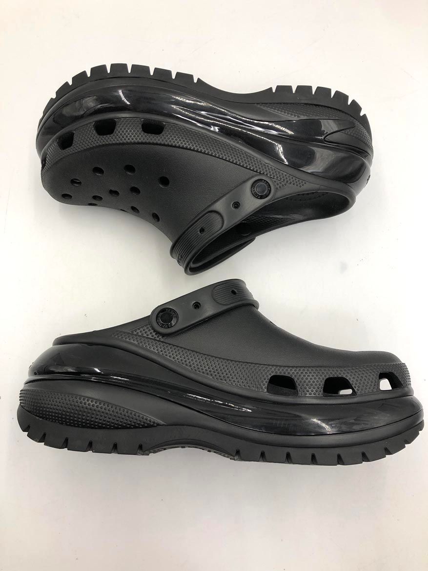  crocs クロックス MEGA CRUSH CLOG メガクラッシュクロッグ サンダル sizeM 9 黒 メンズ サンダル サンダル