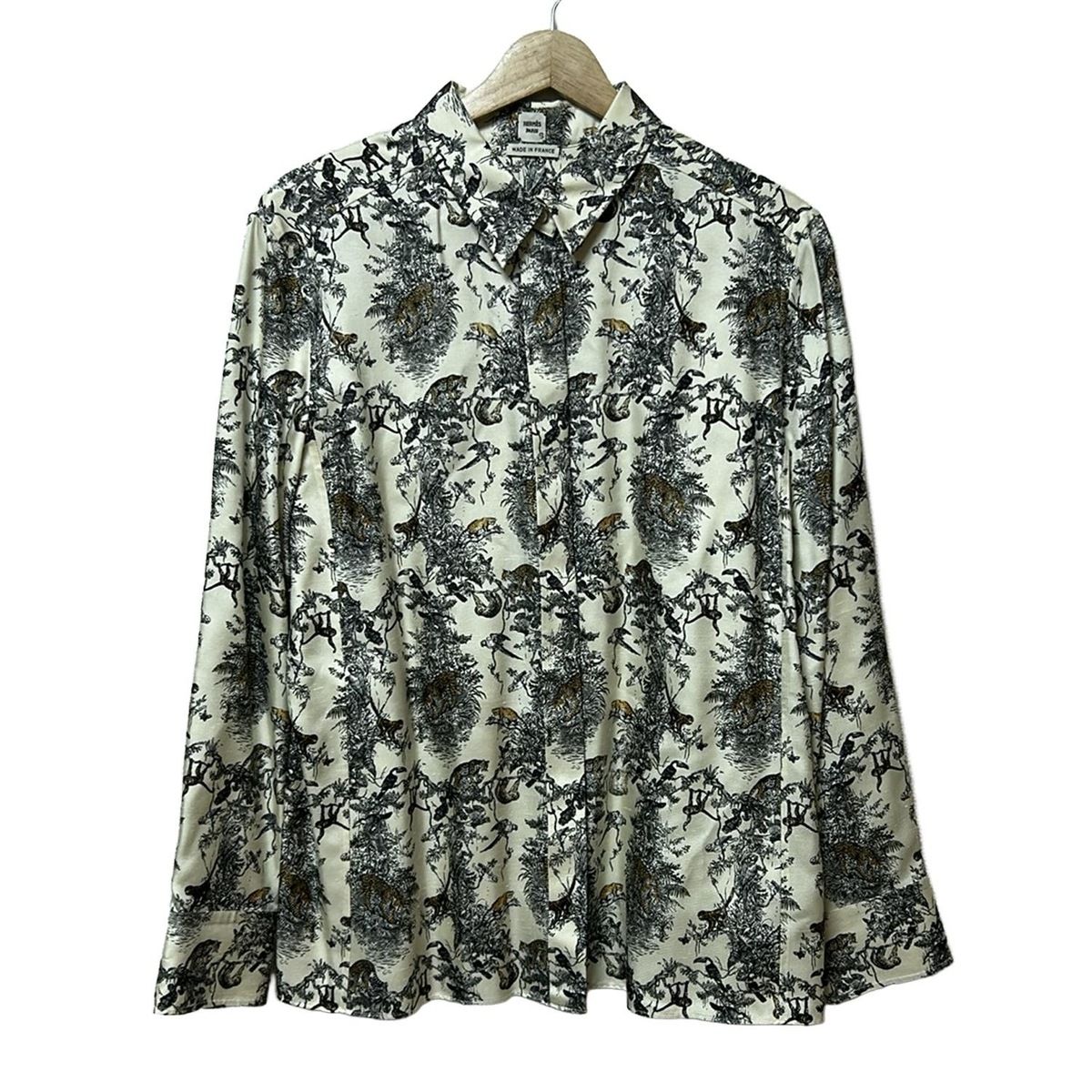 HERMES(エルメス) 長袖シャツブラウス サイズS レディース