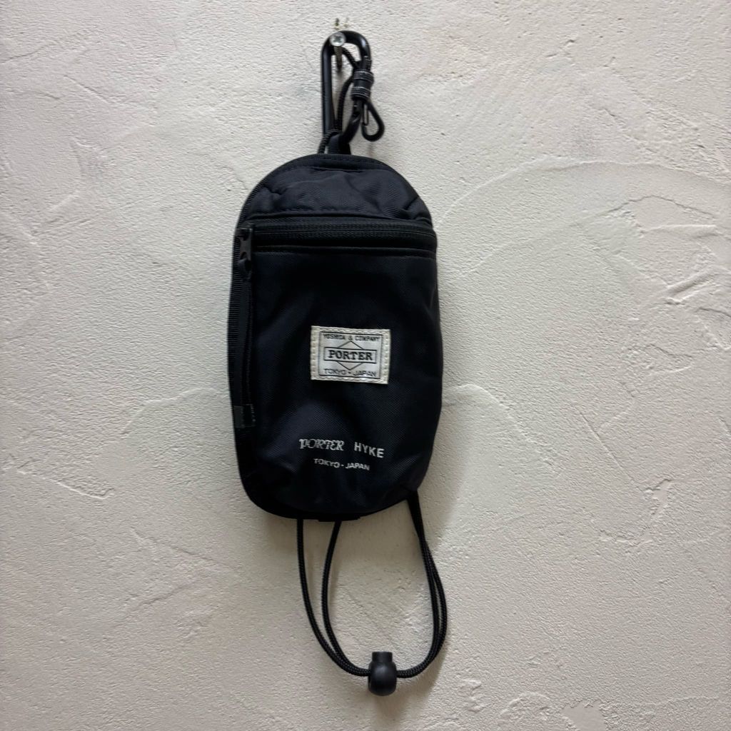 HYKE × PORTER ハイク×ポーター ARM POUCH ポーチ ブラック size