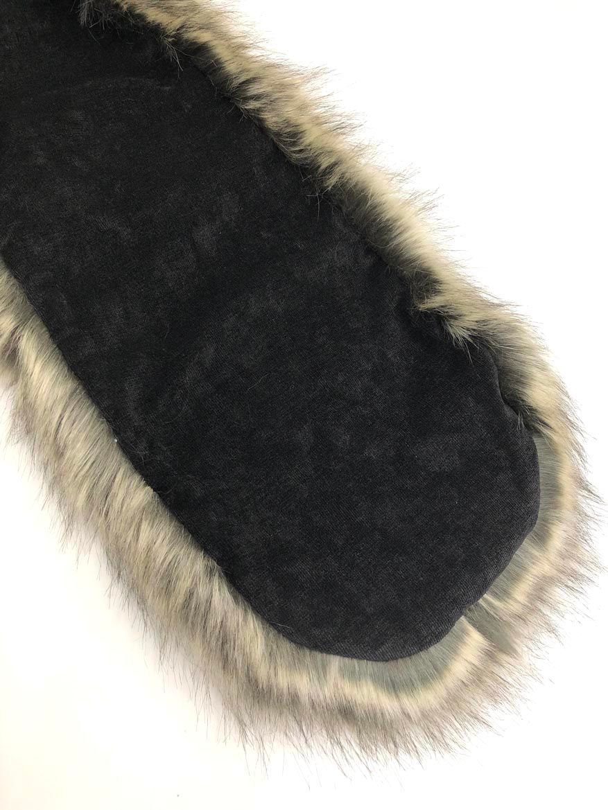  helen moore ヘレンムーア イギリス製 エコファー ふわふわ ティペット マフラー ベージュ レディース マフラー 小物