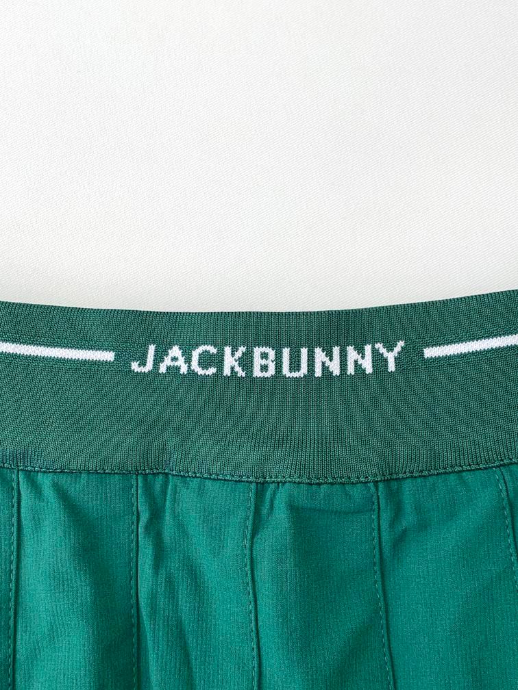  Jack Bunny ジャックバーニー パーリーゲイツ ゴルフ GOLF プリーツ スカート size 2 緑 レディース プリーツスカート ミニスカート