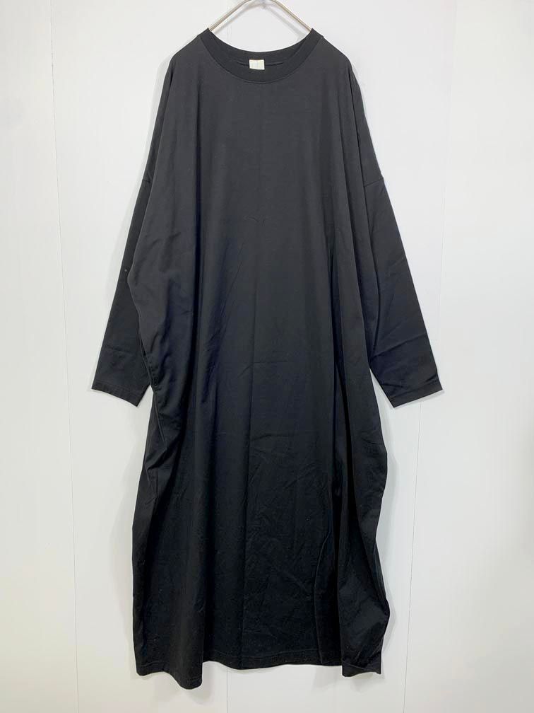 kagure かぐれ GA 46 26 M 004 コットンカットワイド ワンピース size 0 黒 レディース