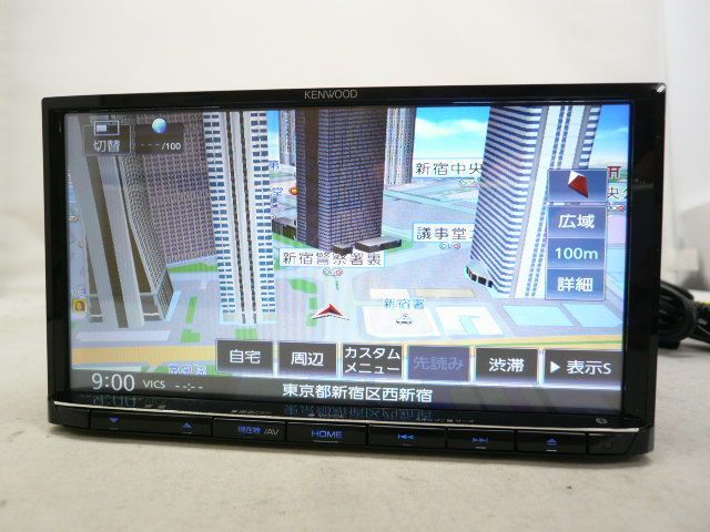 中古】 2025年秋 ケンウッド MDV-D707BT メモリーナビ 地デジ/フルセグ