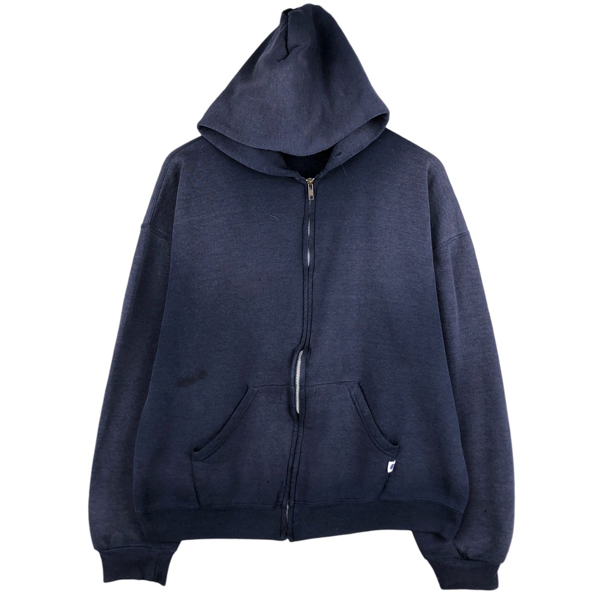 古着 90年代 ラッセル Russell スウェットフルジップパーカー メンズL