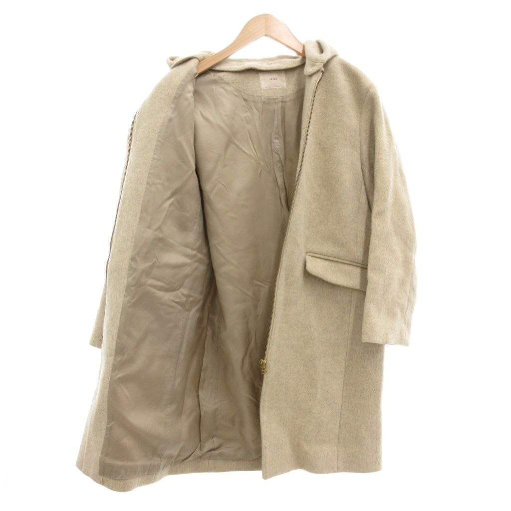 イエナ IENA 20AW 二重織りシャルムフードコクーンコート シップアップ