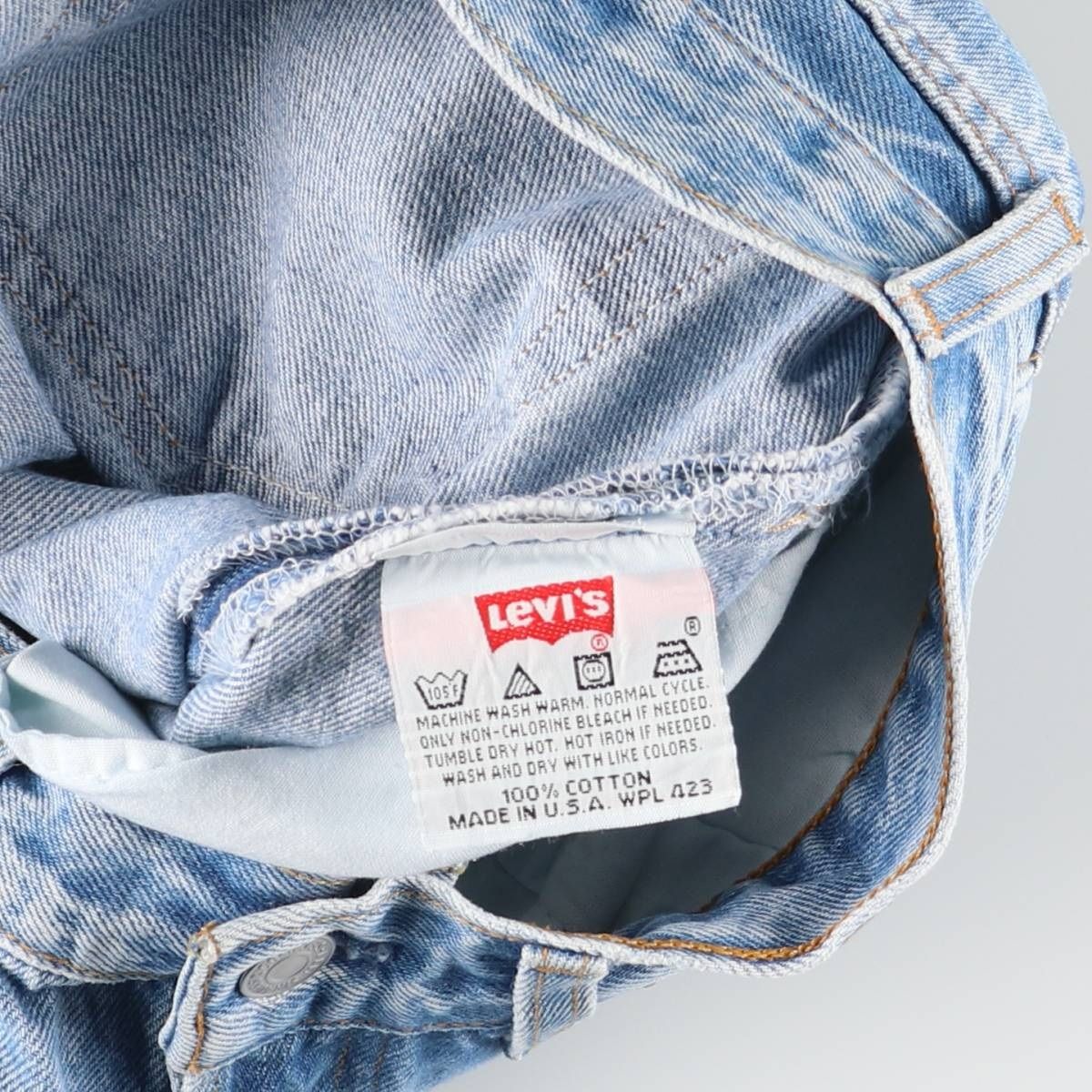 ストレートデニムパンツ メンズw