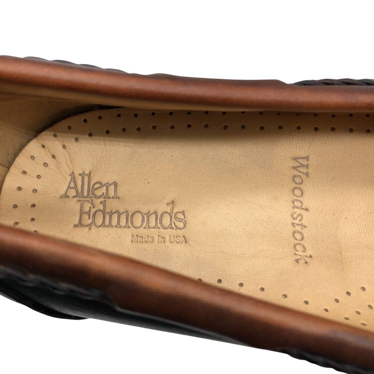 古着 アレンエドモンズ ALLEN EDMONDS WOODSTOCK キルト タッセル